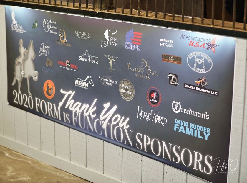 Sponsorship sign