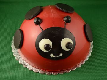 lady bug ladybug candy pinata gender reveal birthday cake