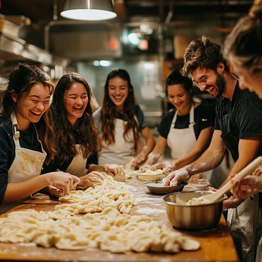 Pasta made from scratch