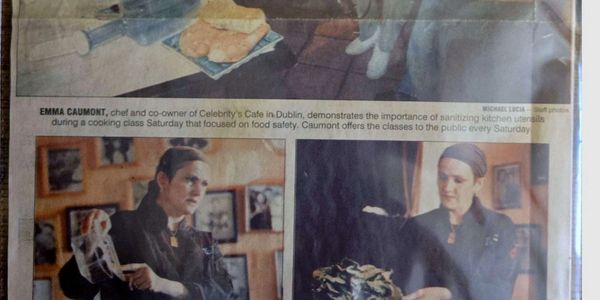 A newspaper clipping about the 17th Annual Celebration of A Taste of the Valley
Chef Emmanuelle