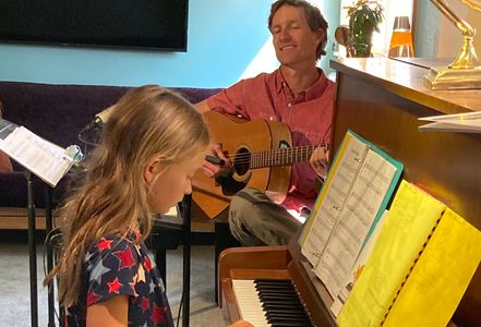 duo in a lesson with Sofia