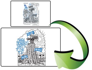 vector redraw, quick and easy