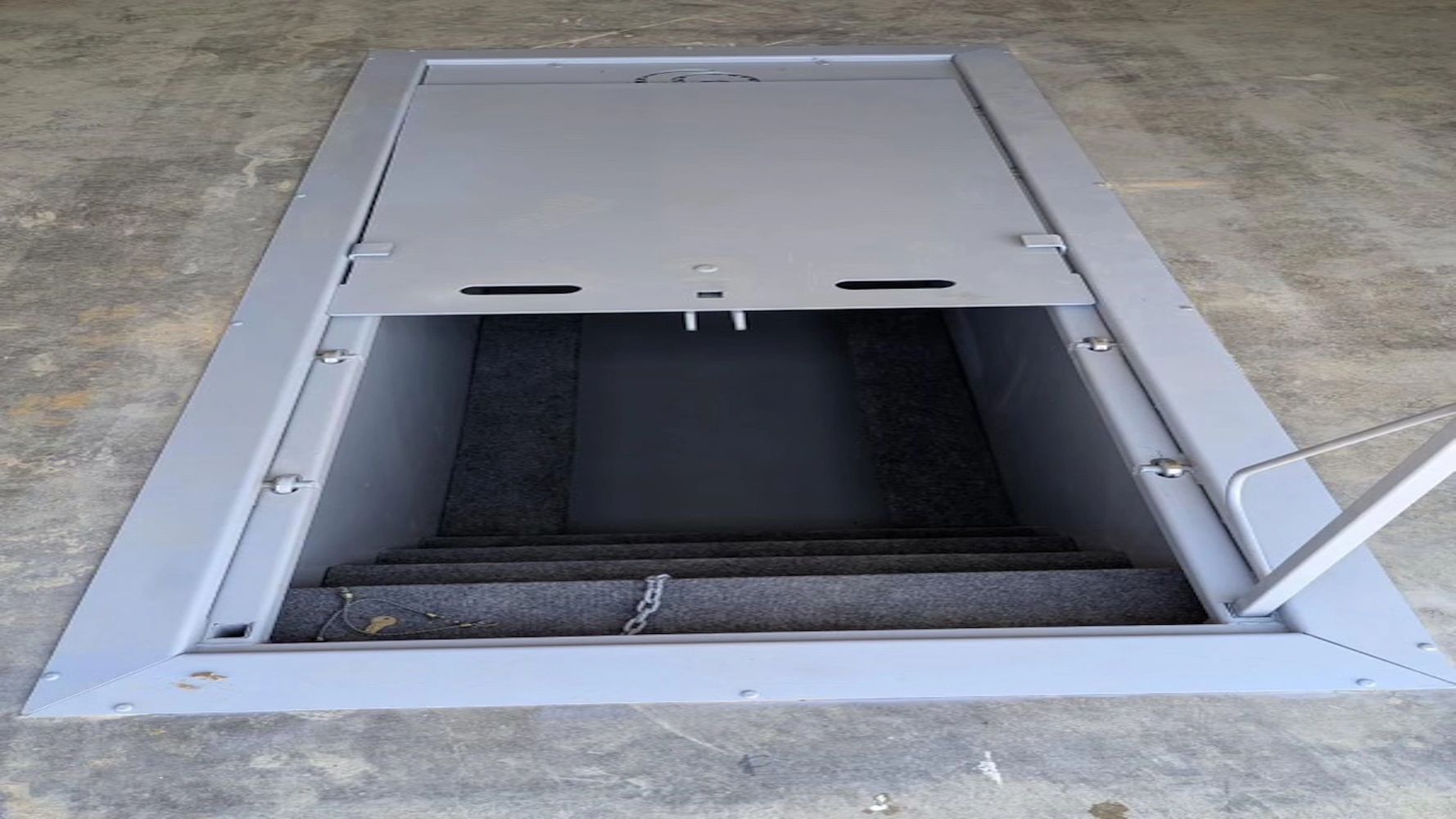 Garage installed storm shelters in Nashville, Tennessee