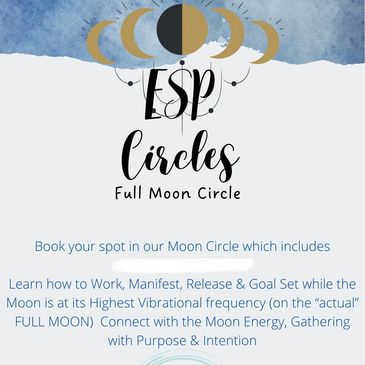 Full Moon Circle - Manifest, Release & Goal Set Workshop - Empowered Self Psychology
