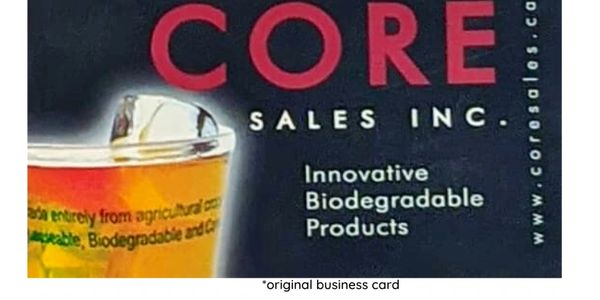 Old Core Sales business card