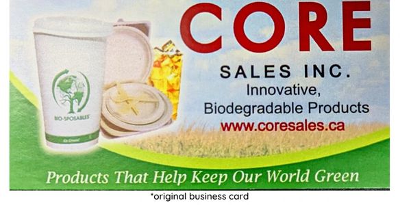 Old Core Sales business card