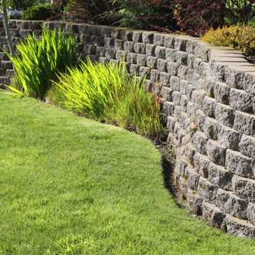 Beautiful retaining wall