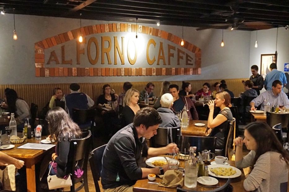 Al Forno Caffe dining room