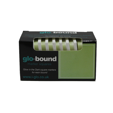 resin bound glow in the dark squares