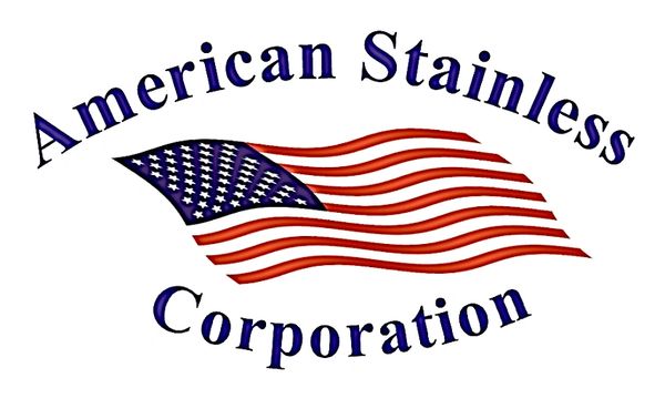 American Stainless logo, stainless bar, stainless sheet, extruded aluminum, brass, nickel