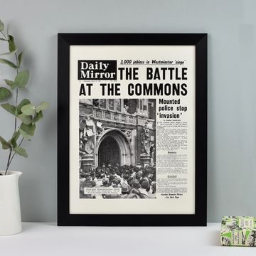 Personalised newspaper re-prints