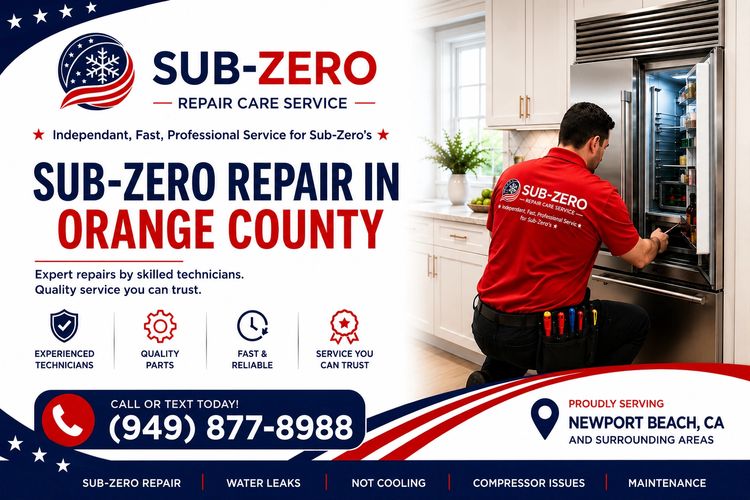 Professional Sub-Zero refrigerator repair by Sub-Zero Repair Care Service.