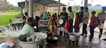 Nepal-Hilfe direkt Essensverteilung in Nepal