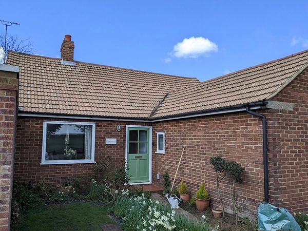 After image of a roof steam cleaning job in Ash, Canterbury.