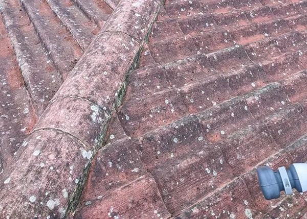 After image of roof scraping in River, Dover.