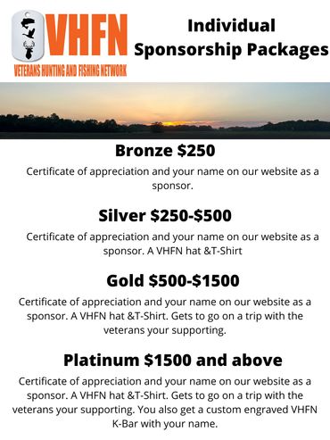 Our individual Sponsorship Packages