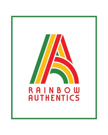 Rainbow Authentics logo featuring a stylized rainbow letter A.
