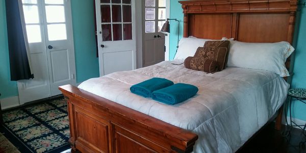 room with a view. New Orleans B & B at Casa Pelican