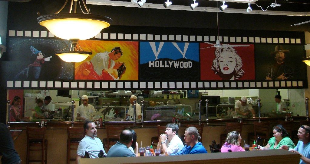 Hollywood Grill Mural