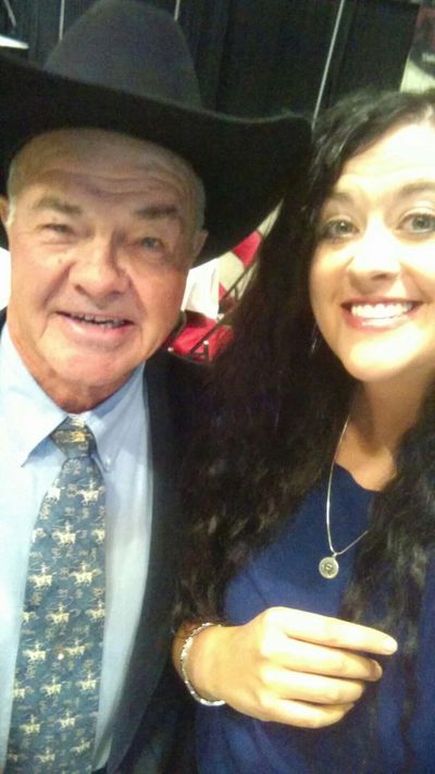 My sweet daddio and I at his 2017 Wyoming Cowboy Hall of Fame Induction