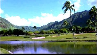 Golf course just right outside the security gate