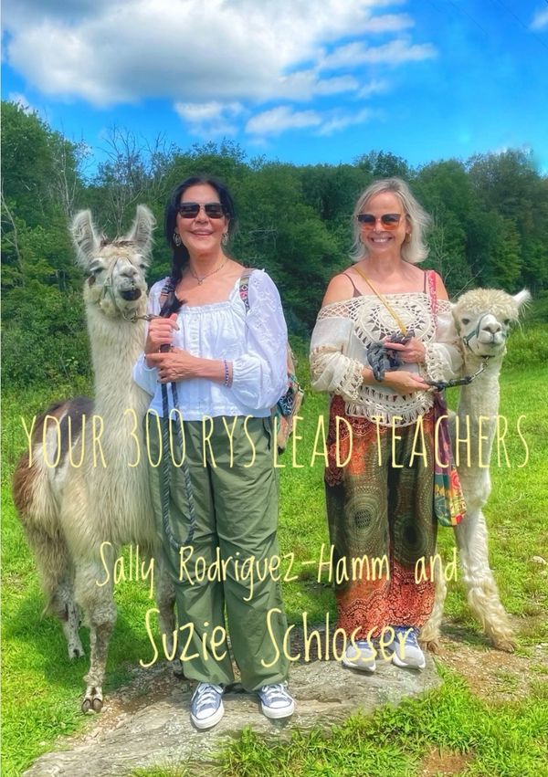 Sally and Suzie, lead teachers of Yoga Teacher Training 300 Hour program