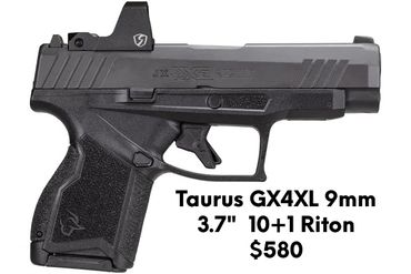 CAPACITY: 10 +1
SIGHTS: Black Serrated White Dot
SIGHT : Adjustable Sights
OPTICS RDY CUT