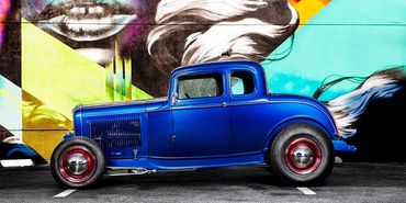1932 Ford 5W Coupe from United Pacific - LA Mural Background