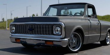 1971 Chevrolet Truck from United Pacific - Parked Closeup