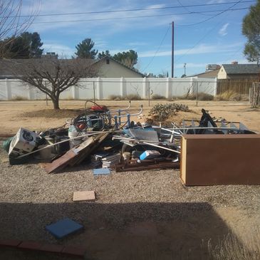 Large pile of trash removed in Hesperia