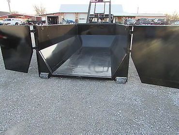 Barn doors on the dumpster to easily load