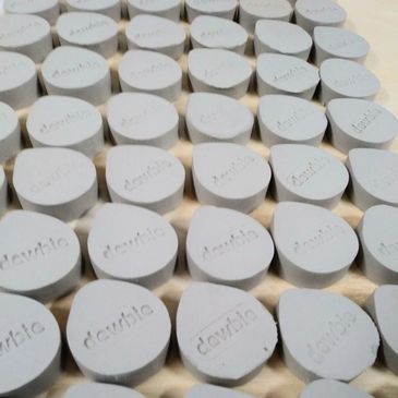 Handmade dewbies waiting to refresh your dry pot