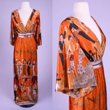 1920s print
#1970sdress
