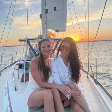 LTBTQ small wedding in Houston on a sailboat