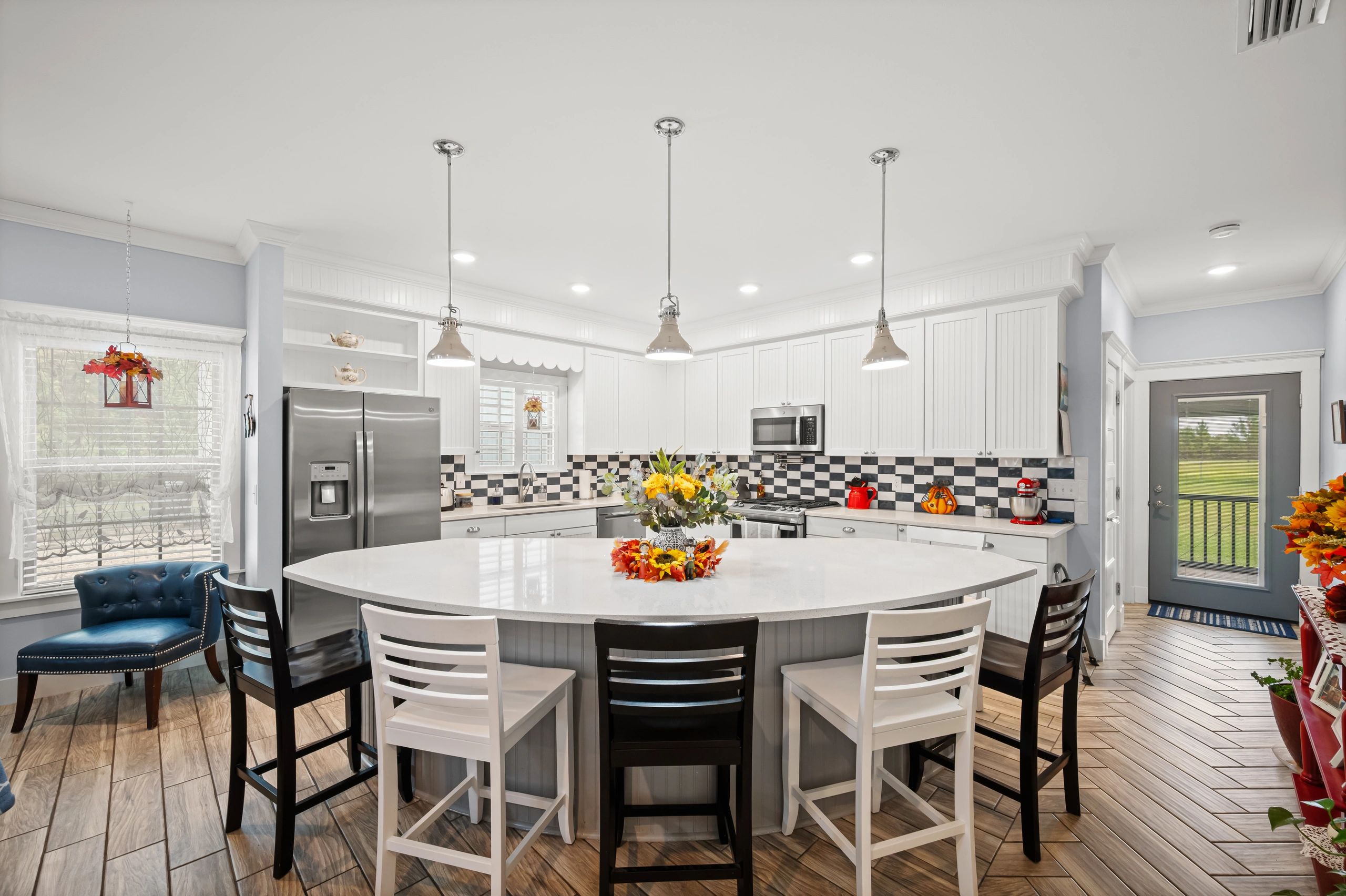 Kitchen island view from a recent Baldwin county shoot.  Book your shoot today.