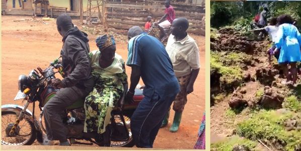 patients transported by motorcycle