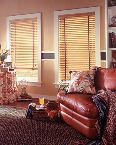 Two window blinds