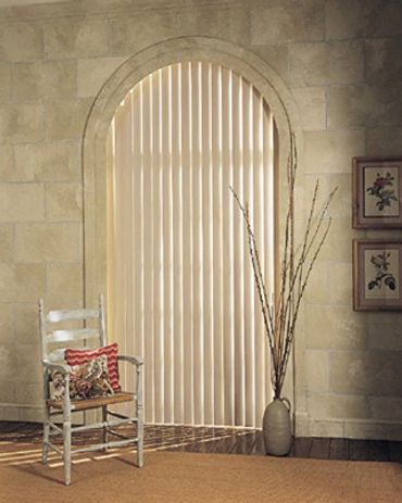 Tall blinds for an arched window