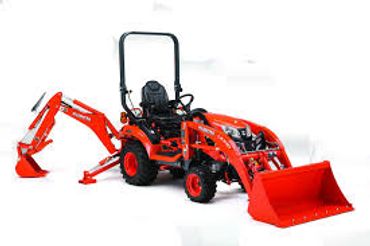 BX23S and Mini excavator U17 with thumb attachment.