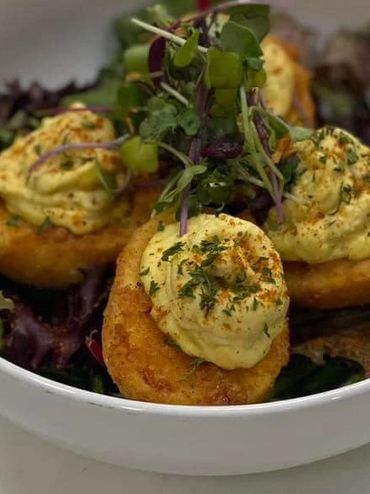 Fried Deviled Eggs