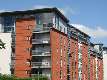 apartment building in Nottingham UK