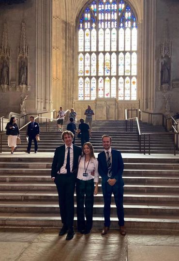 Our Speakeasy team debating at the House of lords.