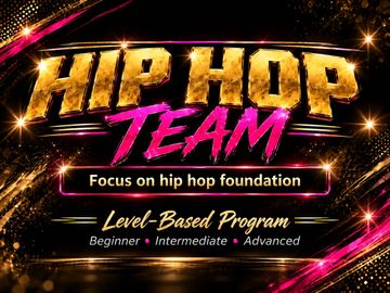 Hip hop team program with levels for all.