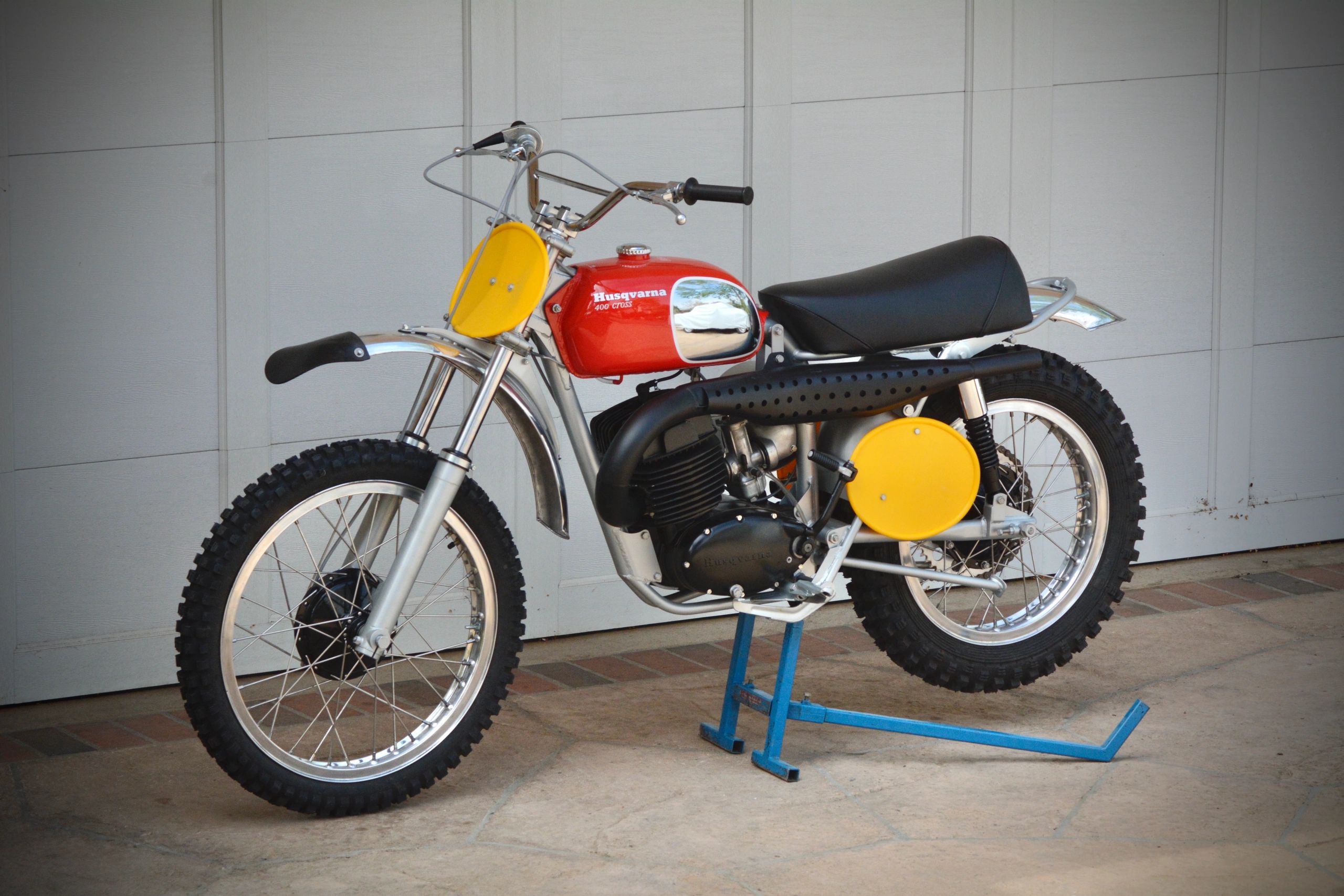 1971 Husqvarna 400 Cross restored vintage motocross bike