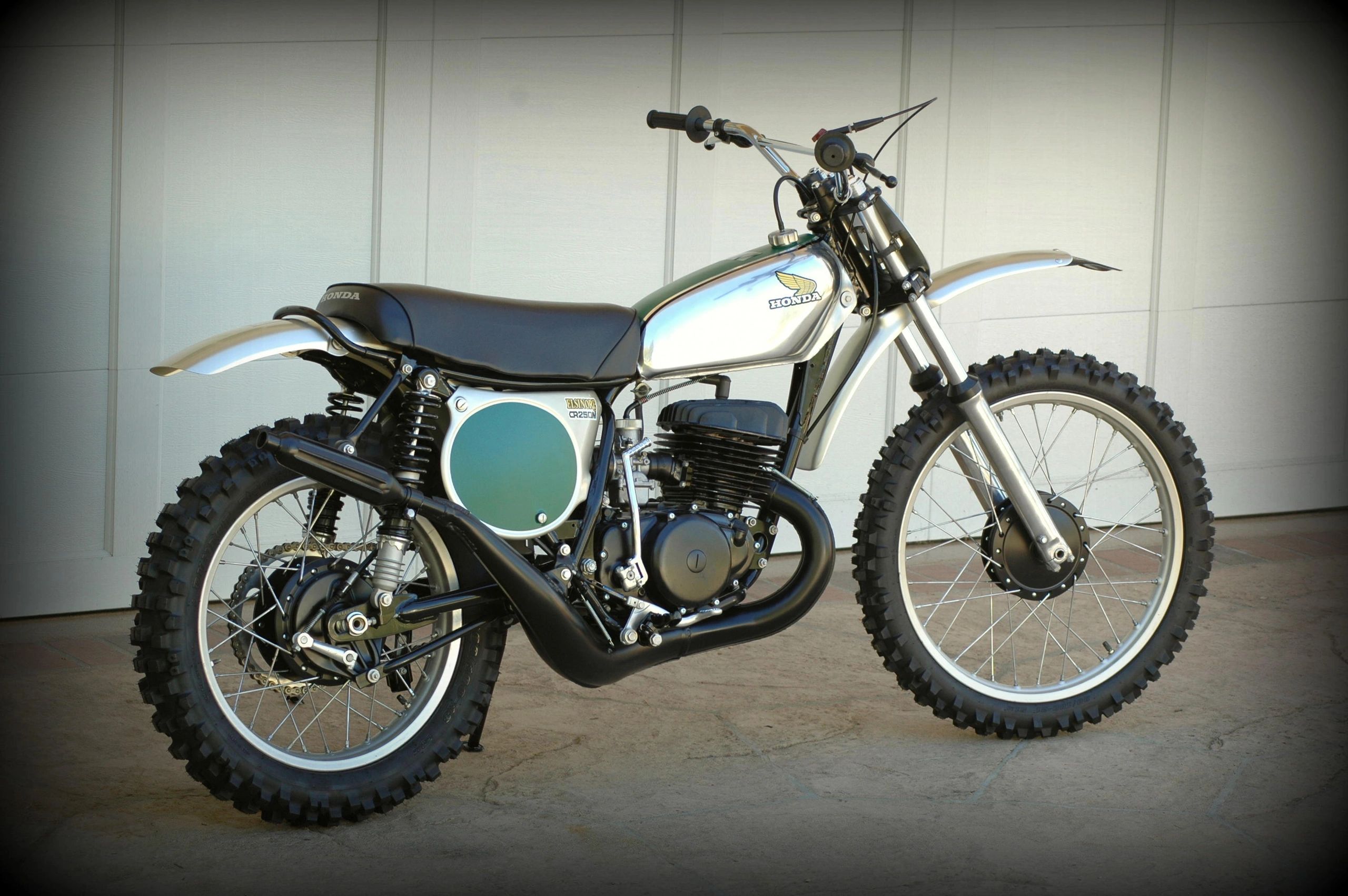 1973 Honda CR250M Elsinore restored motocross race bike
