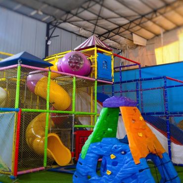 Indoor playground with soft area section