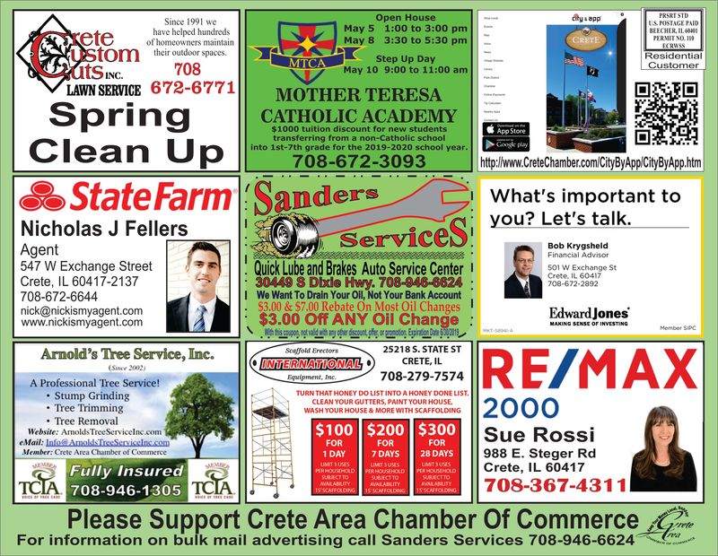 This is a sample of a Every Door Direct mailing we done in spring of 2019, this postcard was printed