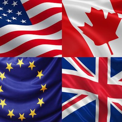 USA, CANADA, EUROPE & UK
