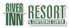 Logo for River Inn Resort & Conference Center.