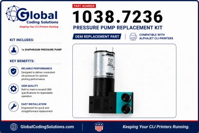 1038.7236 pressure pump, koenig & bauer, gem gravure, alphajet evo
